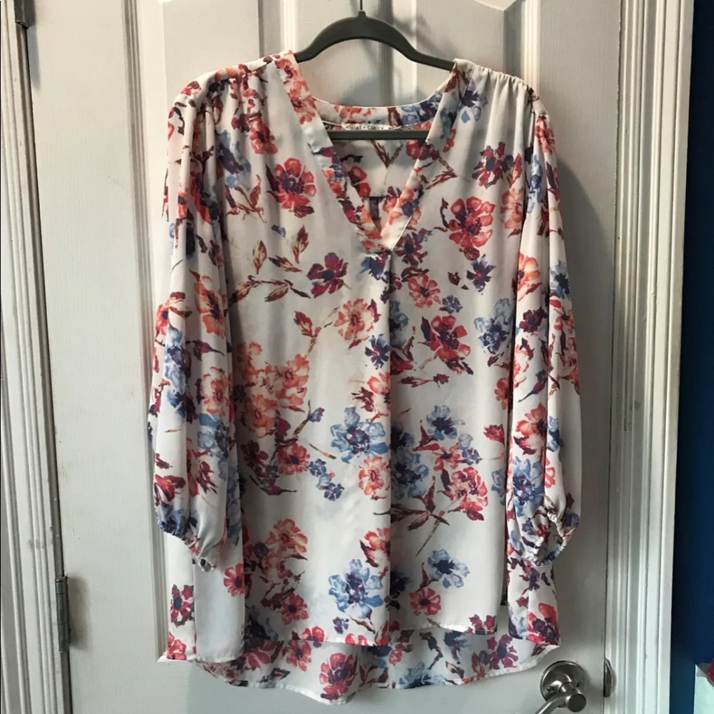 Violet & Claire Floral Blouse Size 2X